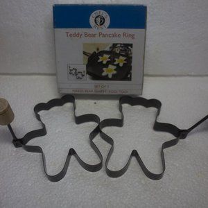 Chef's Best Teddy Bear Pancake Ring Set of Two
